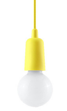 Sollux Lighting Pendellampe DIEGO 1 gul Sollux Lighting Pendellampe DIEGO 1 gul