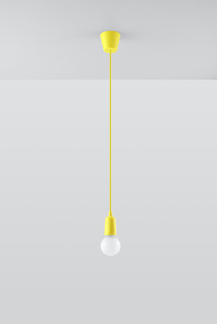 Sollux Lighting Pendellampe DIEGO 1 gul Sollux Lighting Pendellampe DIEGO 1 gul