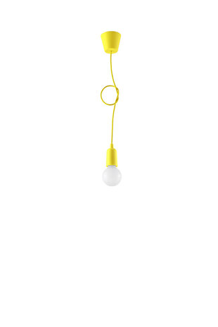 Sollux Lighting Pendellampe DIEGO 1 gul Sollux Lighting Pendellampe DIEGO 1 gul