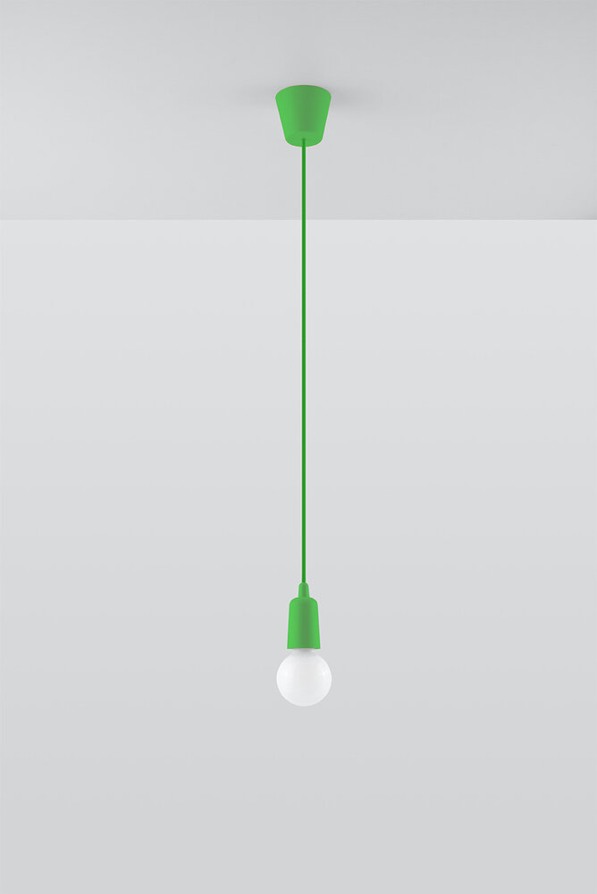 Sollux Lighting Pendellampe DIEGO 1 grøn Sollux Lighting Pendellampe DIEGO 1 grøn