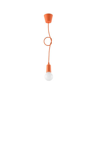 Sollux Lighting Pendellampe DIEGO 1 orange Sollux Lighting Pendellampe DIEGO 1 orange