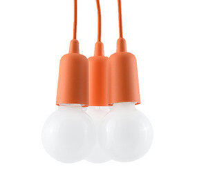 Sollux Lighting Pendellampe DIEGO 3 orange Sollux Lighting Pendellampe DIEGO 3 orange