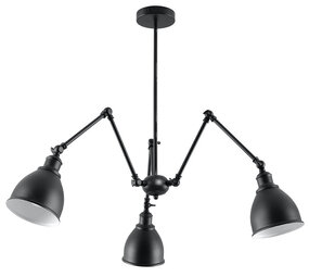 Sollux Lighting Lysekrone STARK SHADE 3 sort Sollux Lighting Lysekrone STARK SHADE 3 sort