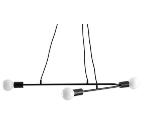 Sollux Lighting Pendellampe ASTRAL 3 sort Sollux Lighting Pendellampe ASTRAL 3 sort