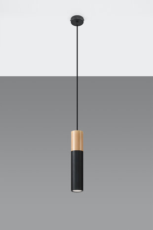 Sollux Lighting Pendellampe PABLO sort
