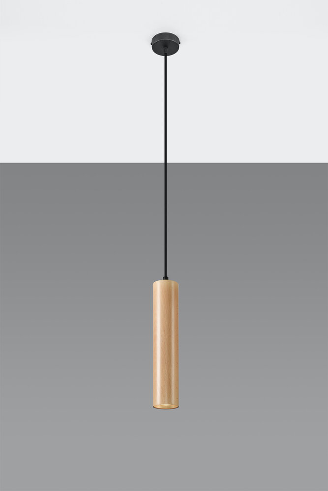 Sollux Lighting Pendellampe LINO træ Sollux Lighting Pendellampe LINO træ