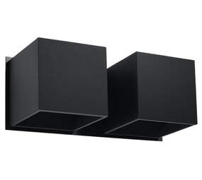 Sollux Lighting Væglampe QUAD 2 sort