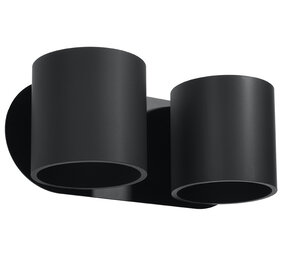 Sollux Lighting Væglampe ORBIS 2 sort Sollux Lighting Væglampe ORBIS 2 sort