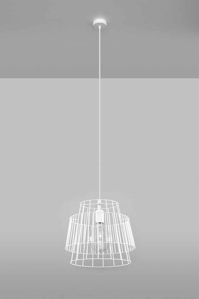 Sollux Lighting Pendellampe GATE hvid Sollux Lighting Pendellampe GATE hvid