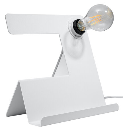 Sollux Lighting Bordlampe INCLINE hvid Sollux Lighting Bordlampe INCLINE hvid