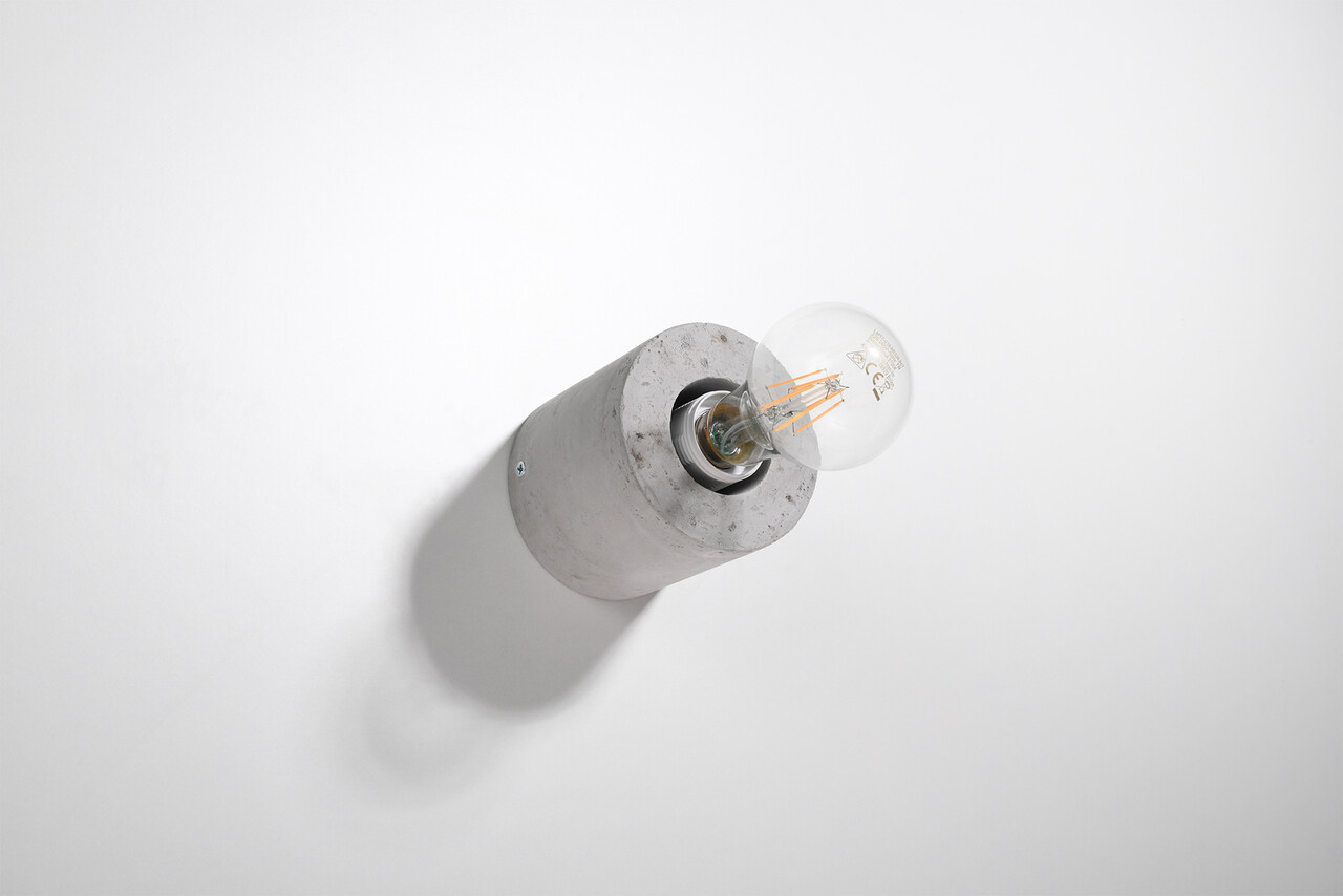 Sollux Lighting Væglampe SALGADO beton Sollux Lighting Væglampe SALGADO beton