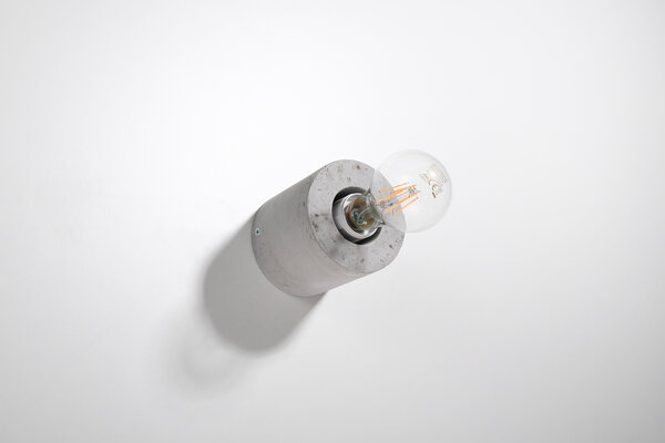 Sollux Lighting Væglampe SALGADO beton Sollux Lighting Væglampe SALGADO beton