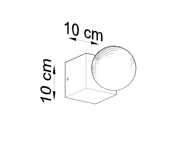 Sollux Lighting Væglampe ARIZ beton