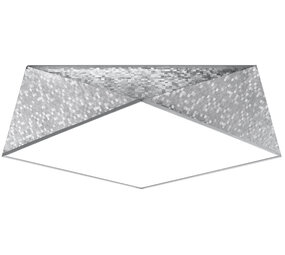 Sollux Lighting Loftsspot HEXA 45 sølv