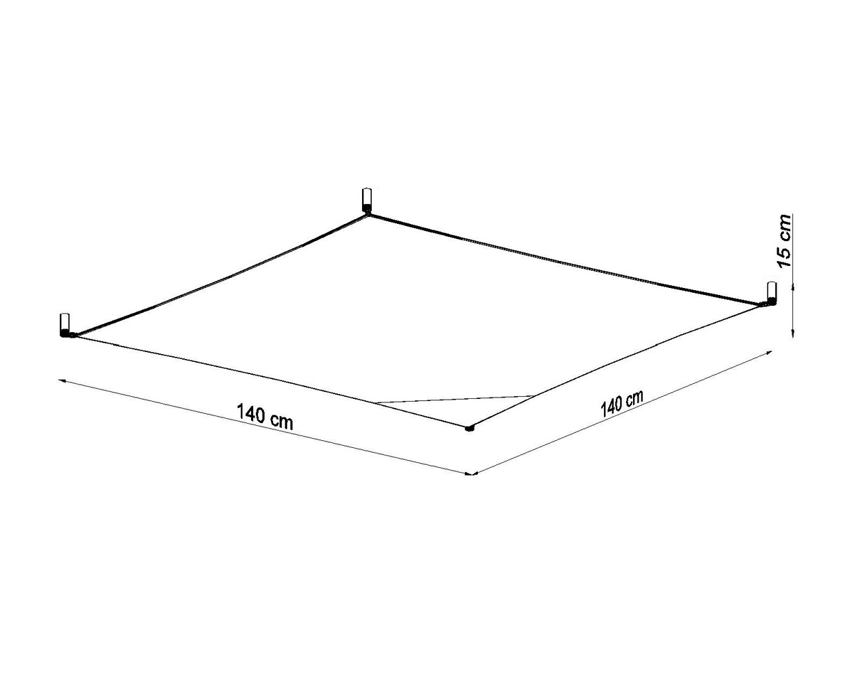 Sollux Lighting Loftspot LUNA 4 hvid