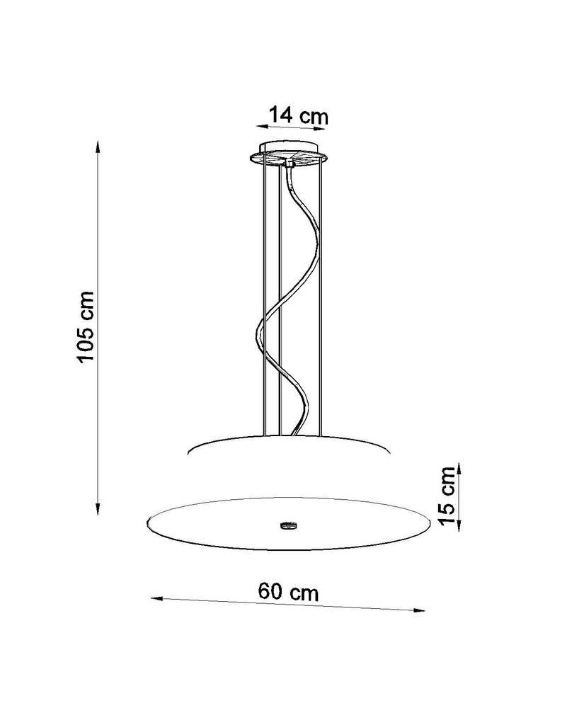 Sollux Lighting Lysekrone VEGA 60 sort Sollux Lighting Lysekrone VEGA 60 sort