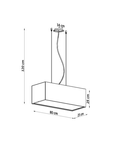 Sollux Lighting Lysekrone SANTA BIS 80 sort