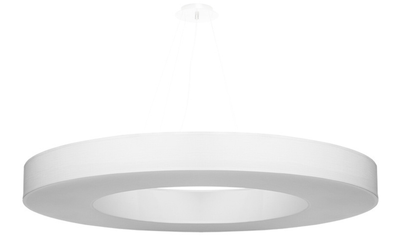 Sollux Lighting Lysekrone SATURNO SLIM 90 hvid Sollux Lighting Lysekrone SATURNO SLIM 90 hvid