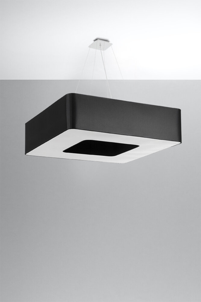 Sollux Lighting Lysekrone URANO 80 sort