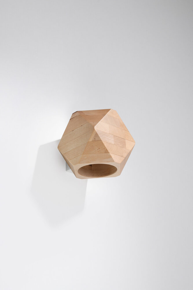 Sollux Lighting Væglampe Træagtigt naturligt træ Sollux Lighting Væglampe Træagtigt naturligt træ