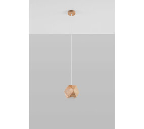 Sollux Lighting Pendellampe Træagtigt naturligt træ Sollux Lighting Pendellampe Træagtigt naturligt træ