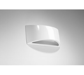 Sollux Lighting Væglampe RING hvid med afbryder Sollux Lighting Væglampe RING hvid med afbryder