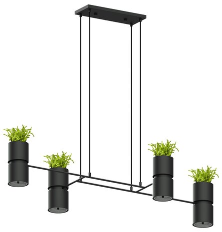 Sollux Lighting Pendellampe KUKKIA sort