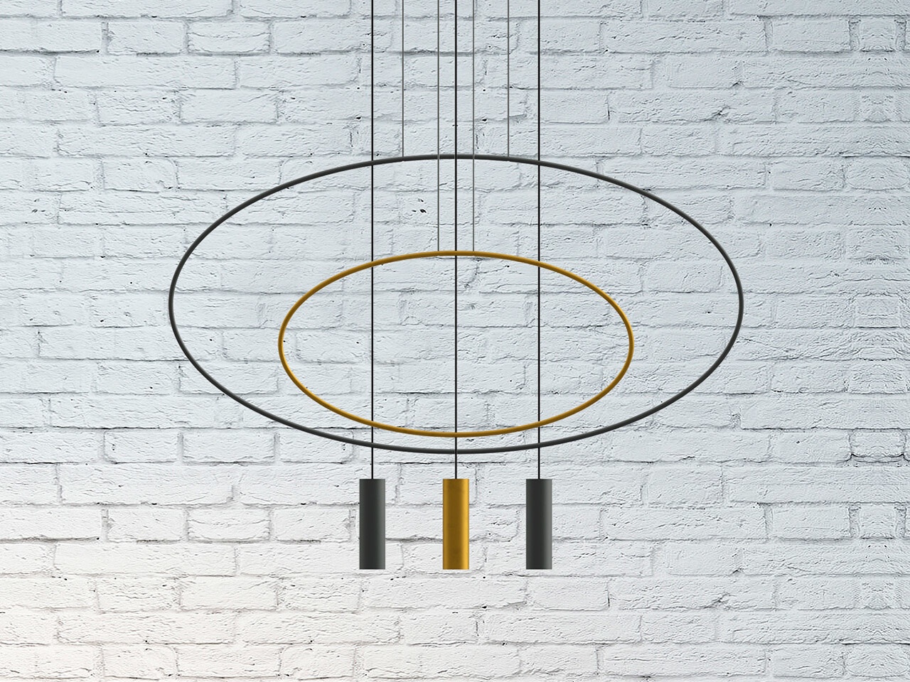 Sollux Lighting Pendellampe HOLAR 1 sort