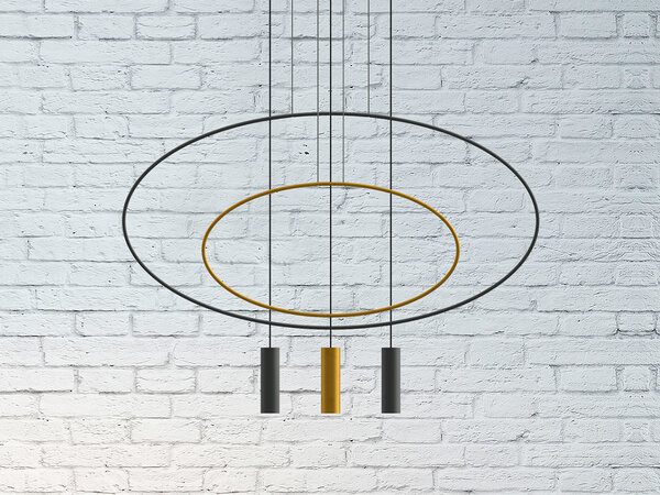 Sollux Lighting Pendellampe HOLAR 1 sort