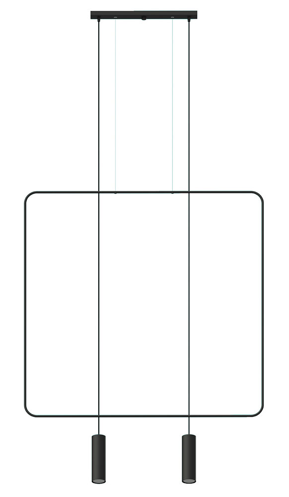 Sollux Lighting Pendellampe RANA 2 sort Sollux Lighting Pendellampe RANA 2 sort