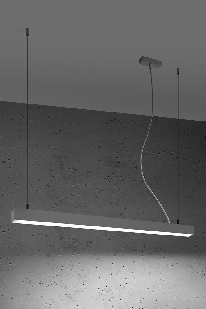 Sollux Lighting Pendellampe PINNE 90 grå Sollux Lighting Pendellampe PINNE 90 grå
