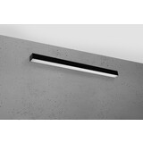 Sollux Lighting Væglampe PINNE 90 sort