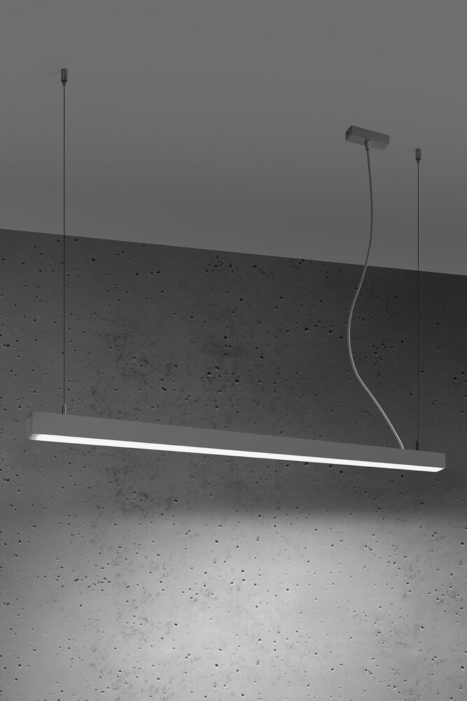 Sollux Lighting Pendellampe PINNE 117 grå Sollux Lighting Pendellampe PINNE 117 grå