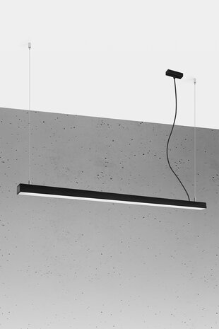 Sollux Lighting Pendellampe PINNE 150 sort 3000K Sollux Lighting Pendellampe PINNE 150 sort 3000K