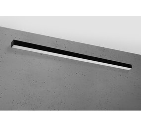 Sollux Lighting Væglampe PINNE 150 sort 4000K