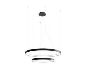 Sollux Lighting Lysekrone RIO 2 55/78 sort 3000K Sollux Lighting Lysekrone RIO 2 55/78 sort 3000K