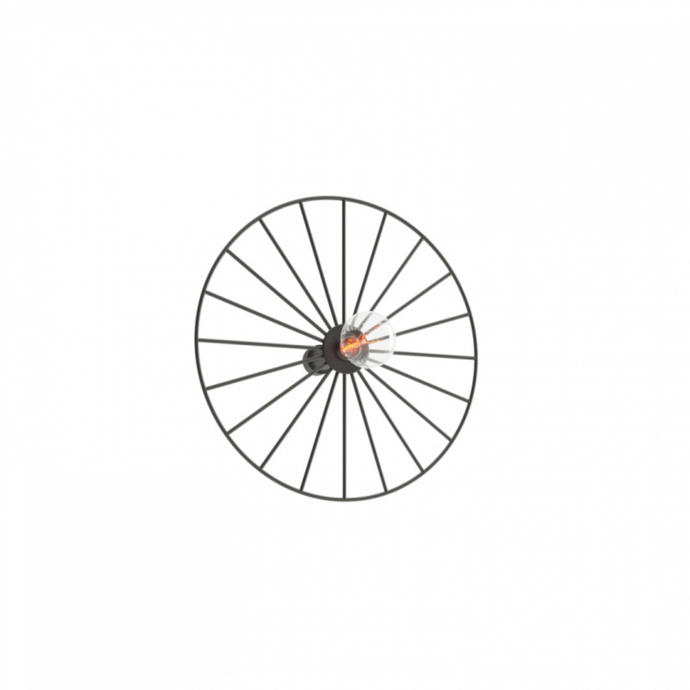 Sollux Lighting Væglampe / Loftspot SIRKEL 30 sort Sollux Lighting Væglampe / Loftspot SIRKEL 30 sort