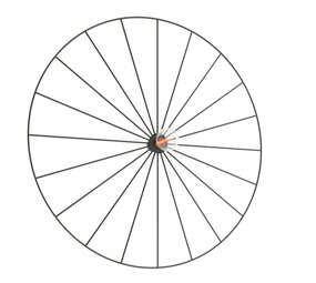 Sollux Lighting Væglampe / Loftspot SIRKEL 60 sort