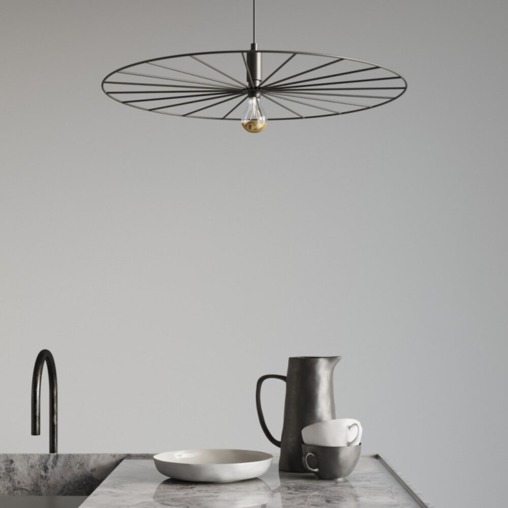 Sollux Lighting Pendellampe SIRKEL 45 sort Sollux Lighting Pendellampe SIRKEL 45 sort