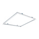 Indbygget LED-panel - 60x60cm Indbygget rammesystem - Hvid aluminium Indbygget LED-panel - 60x60cm Indbygget rammesystem - Hvid aluminium