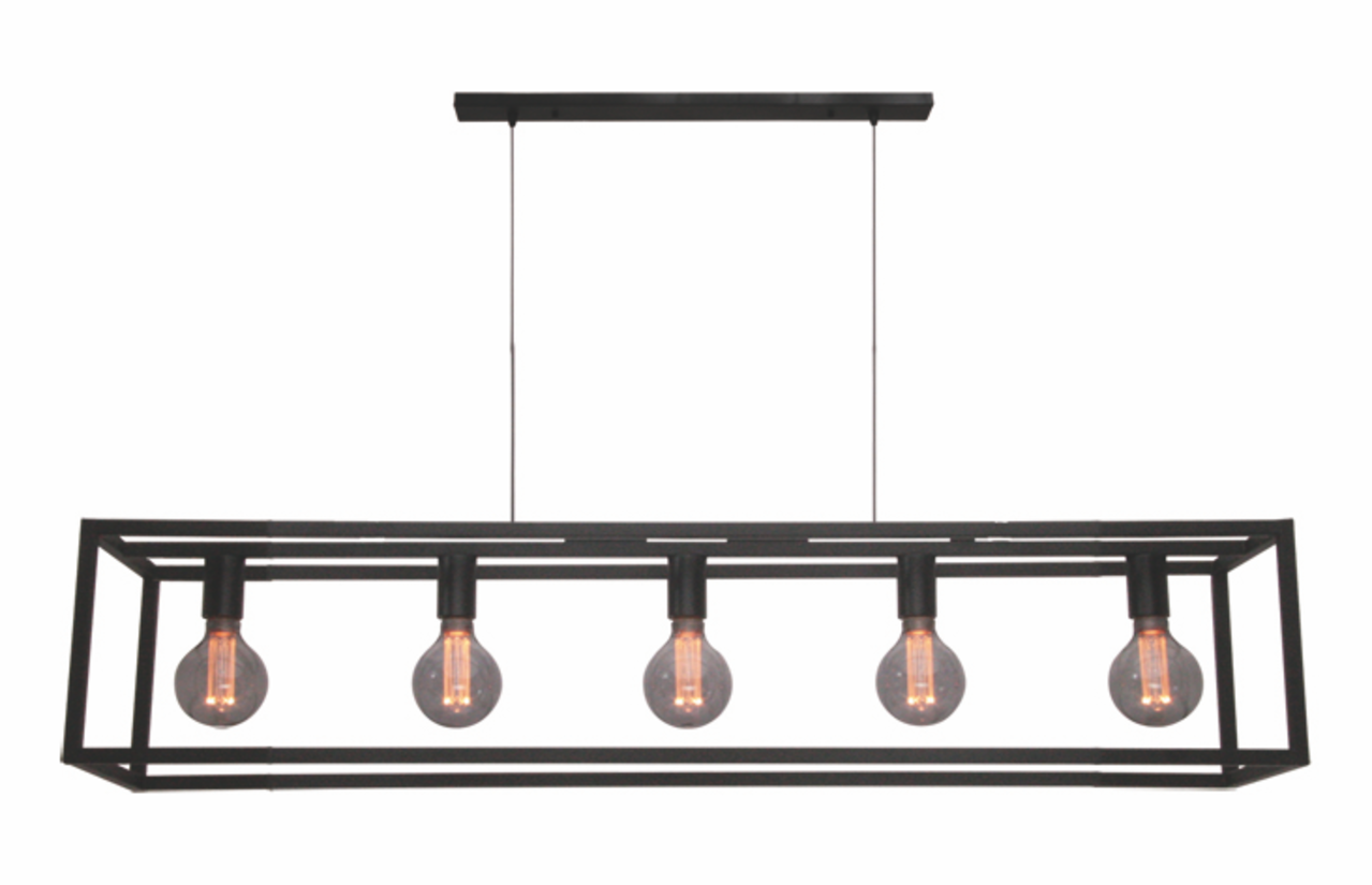 Freelight Pendellampe Esteso 5-light Sort Freelight Pendellampe Esteso 5-light Sort