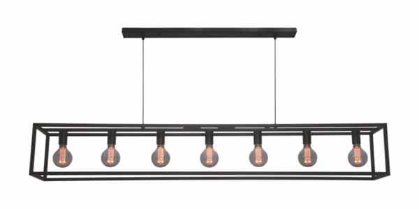 Freelight Pendellampe Esteso 7-pære Sort Freelight Pendellampe Esteso 7-pære Sort