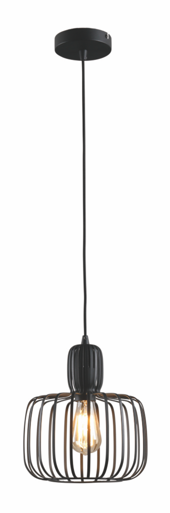 Freelight Pendellampe Costola Ø25cm Sort Freelight Pendellampe Costola Ø25cm Sort