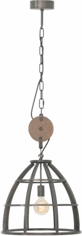 Freelight Pendellampe Birdie 47cm Sort/jern/træ Freelight Pendellampe Birdie 47cm Sort/jern/træ