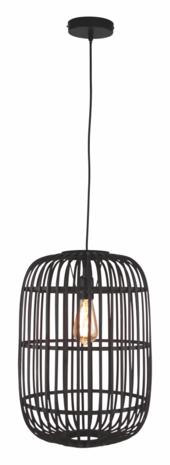 Freelight Pendellampe Treccia 1-fatning Sort / Skærm Rotan Sort Freelight Pendellampe Treccia 1-fatning Sort / Skærm Rotan Sort