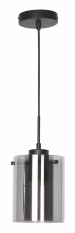 Freelight Pendellampe Interno 1-fatning Sort / Røget Glas Freelight Pendellampe Interno 1-fatning Sort / Røget Glas