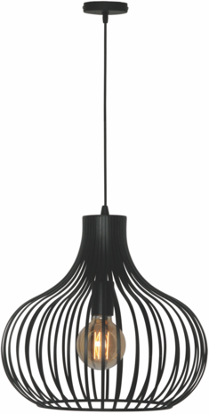 Freelight Pendellampe Aglio 38cm Sort