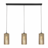 Freelight Pendellampe Aureo 3-fatninger Sort/Guld