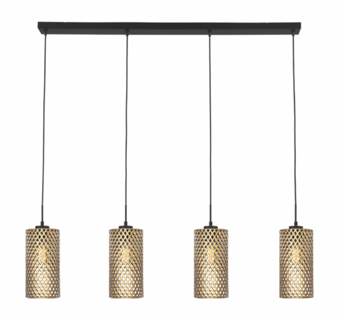 Freelight Pendellampe Aureo 4-fatninger Sort/Guld Freelight Pendellampe Aureo 4-fatninger Sort/Guld