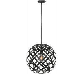 Freelight Pendellampe Emma Globe 40cm Sort
